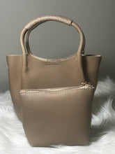 Load image into Gallery viewer, Stylish Tote Bag with Spiral Handle and Shoulder Strap
