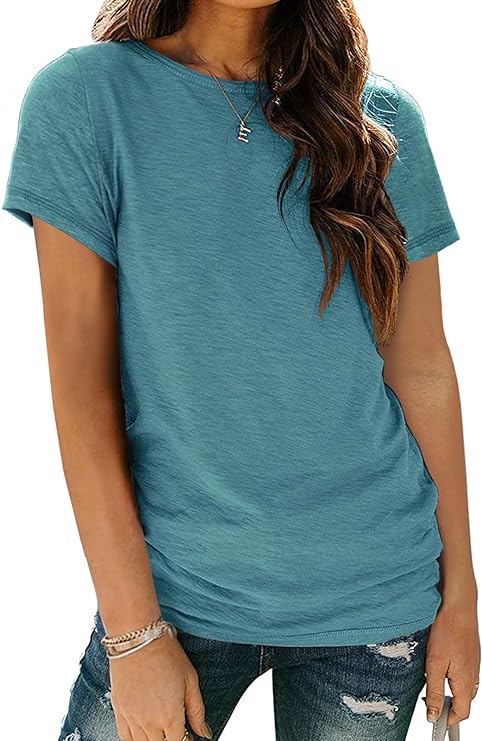 Round Neck Short Sleeve Tee