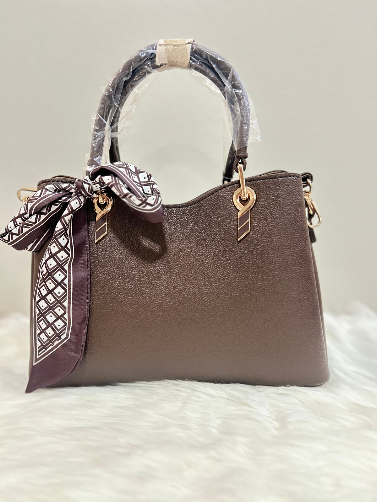Chocolate Satchel Bag