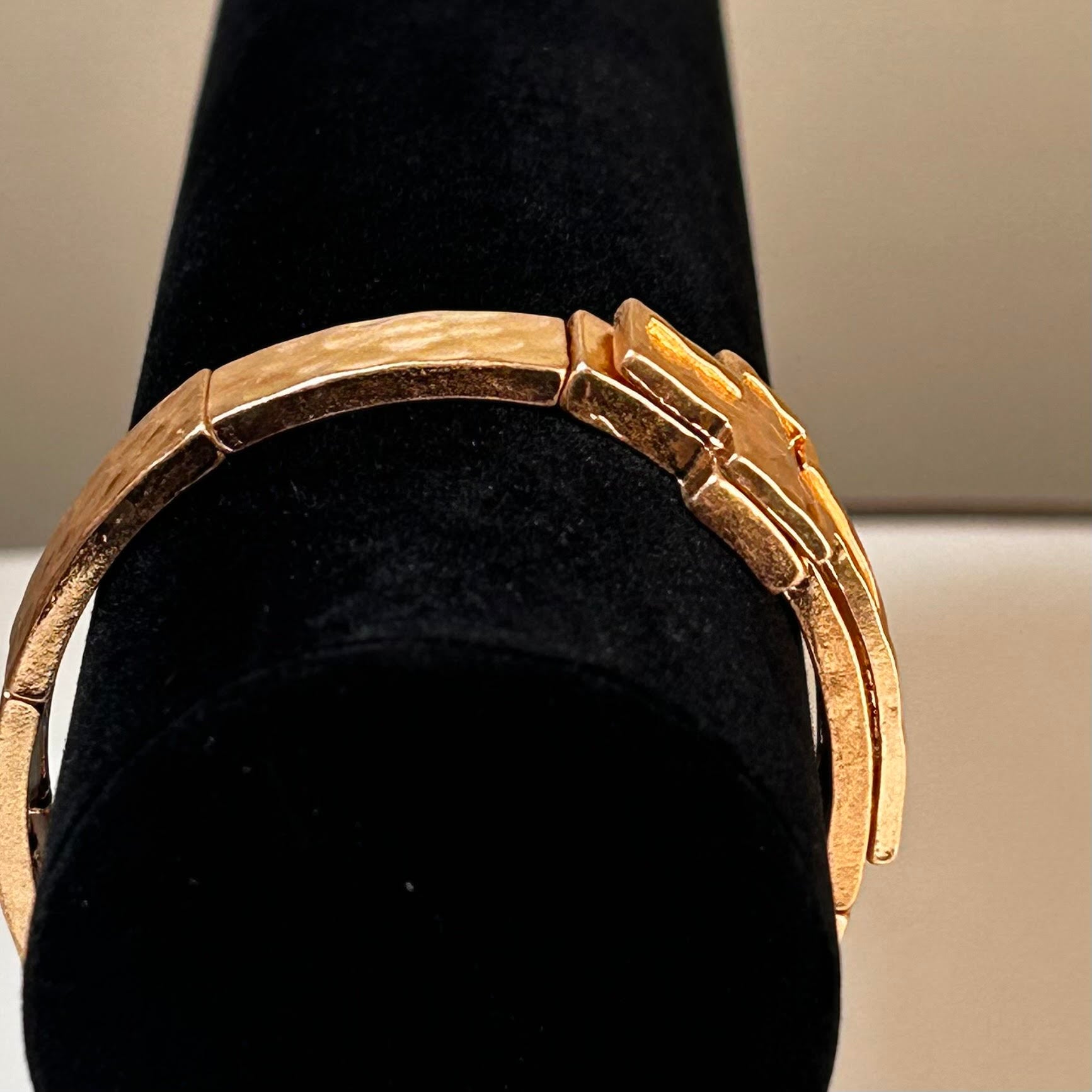 Gold Plated Cross Bracelet