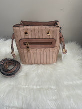 Load image into Gallery viewer, Rain Woven Herringbone Mini Bucket Bag
