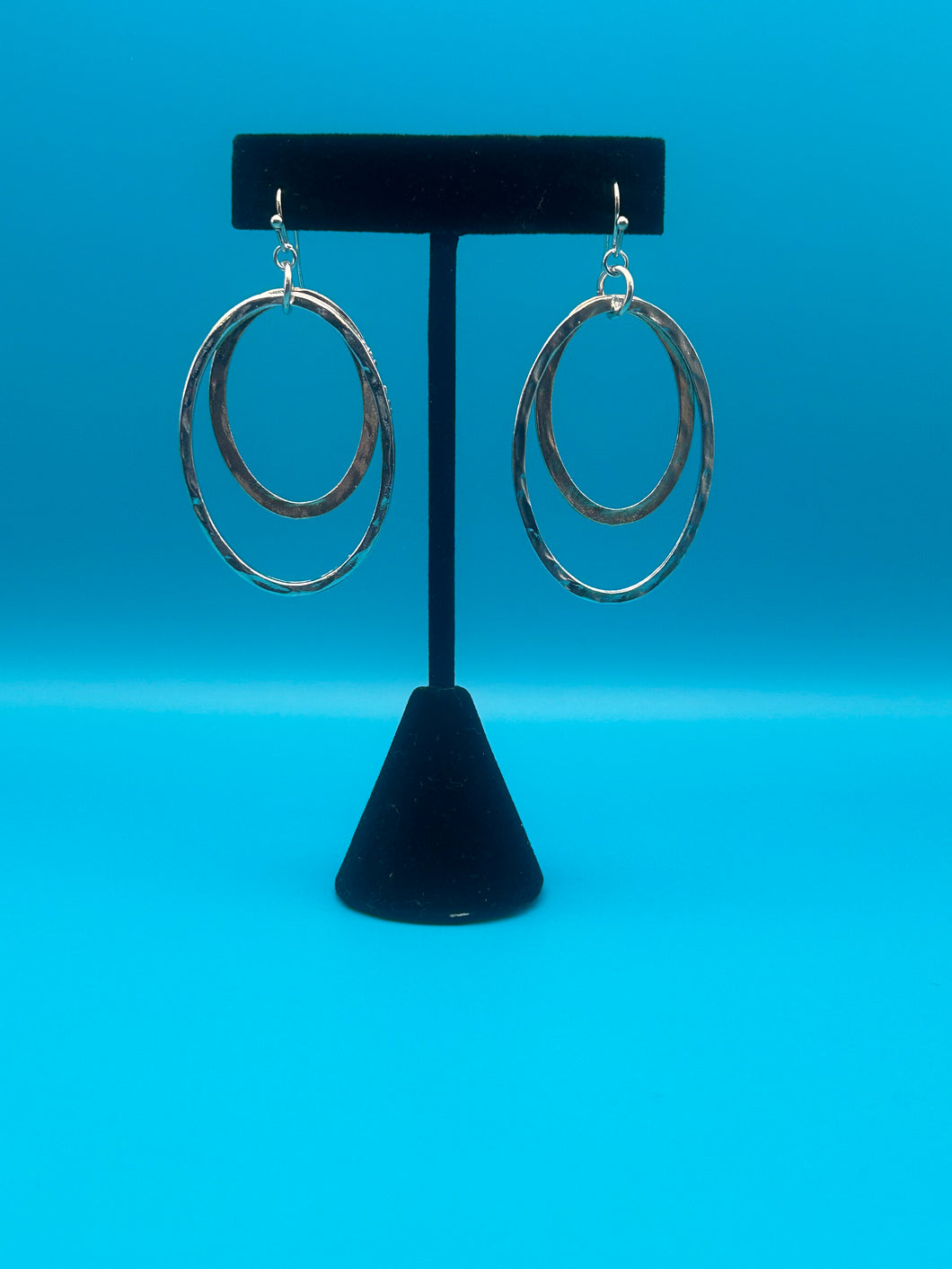 Gold/Silver Pierced Plated Hoop Earrings