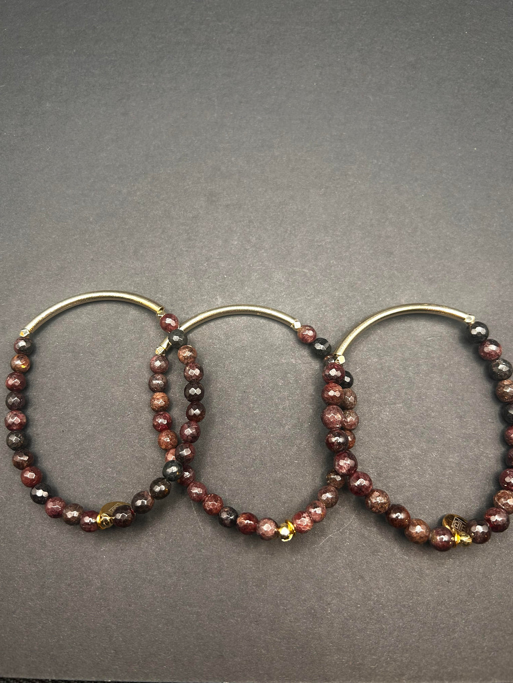 Plum Single Bar Bracelet (Set of 3)