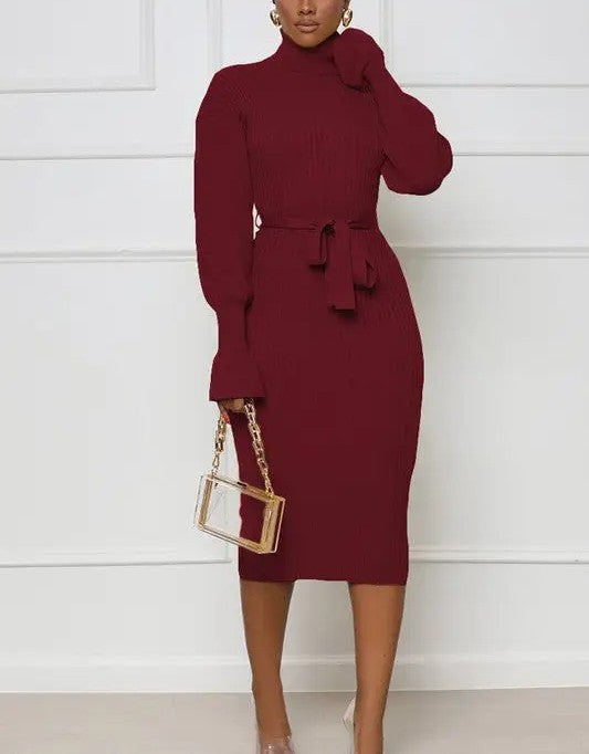 Long Sleeve Maxi Sweater Dress