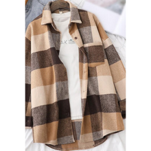 Load image into Gallery viewer, Plaid Flannel Tunic Shirt
