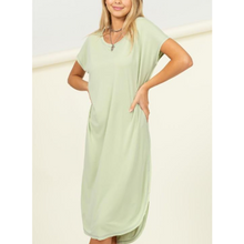 Load image into Gallery viewer, High Low Short dress w Round Neckline
